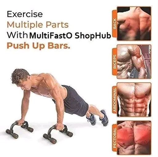 Non slip push up bar stand for home workout