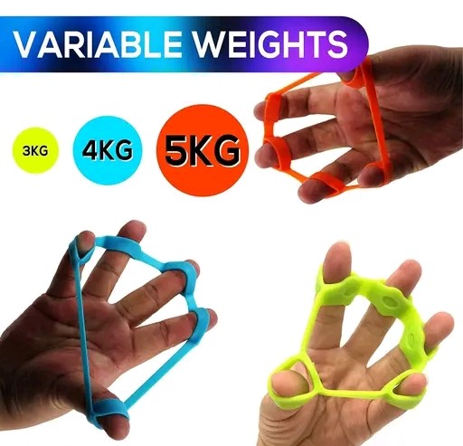 Silicon Hand resistance band for arm and finger exercise